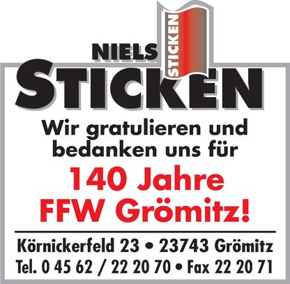 140 Jahre FFW Grömitz