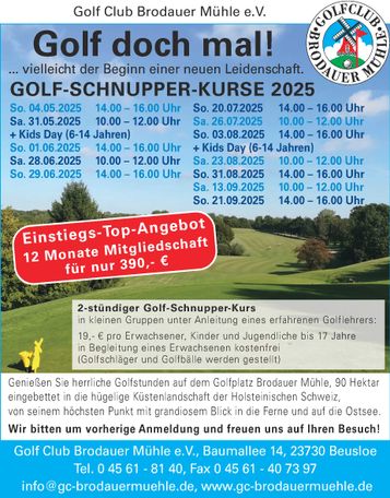 Schnupperkurse 1