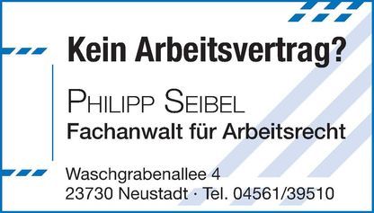 Arbeitsvertrag / RA Seibel