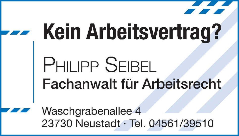 Arbeitsvertrag / RA Seibel