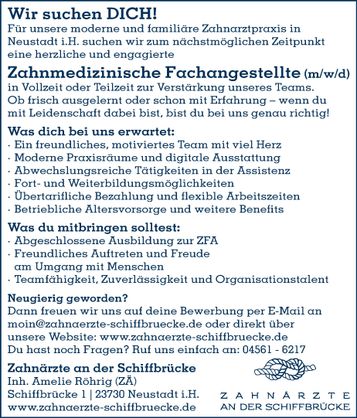 Stellenanzeige ZFA