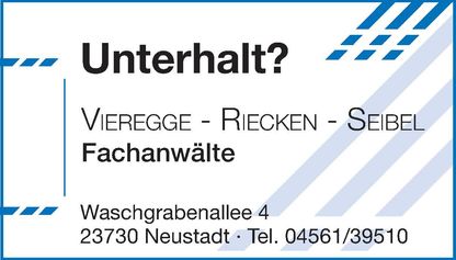 Unterhalt? /RA Riecken