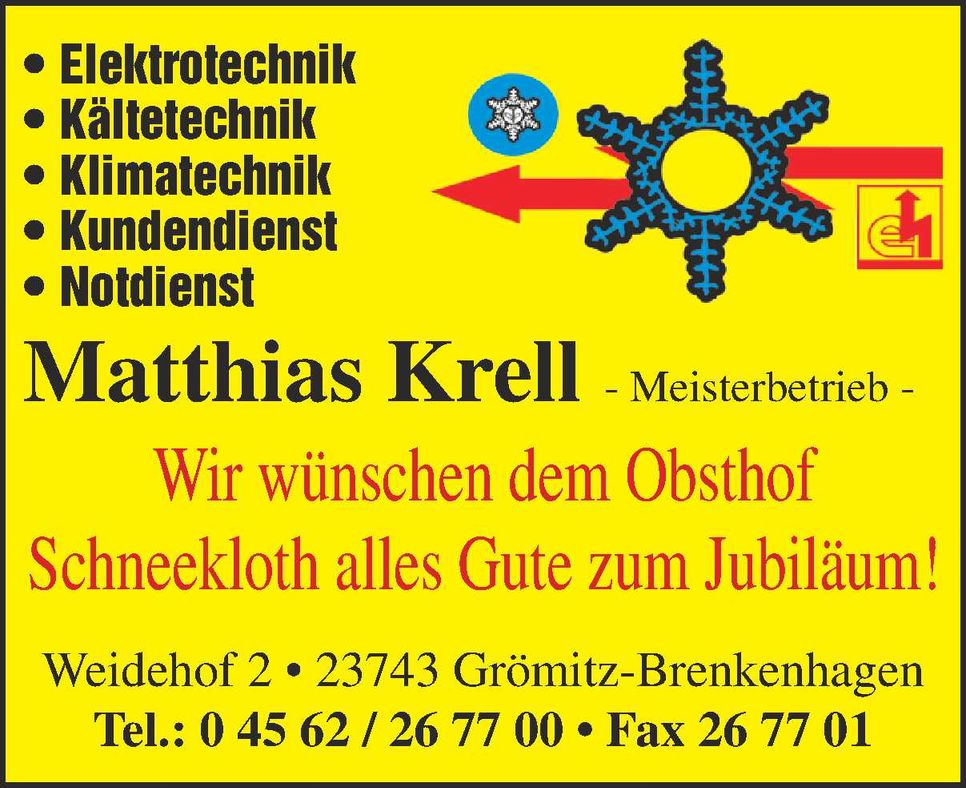 30 Jahre Schneekloth