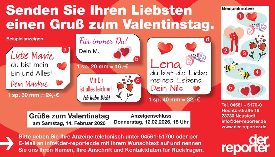 Grüße zum Valentinstag