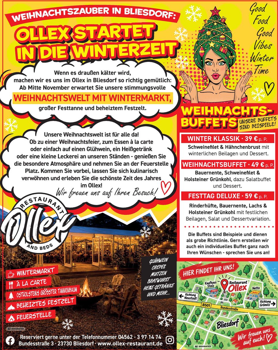 Restaurant Weihnachtsfeiern 2026