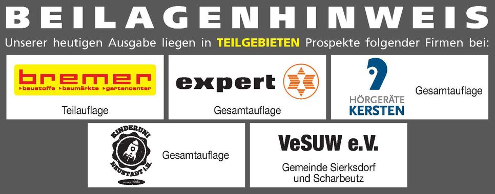 Beilagenhinweis
