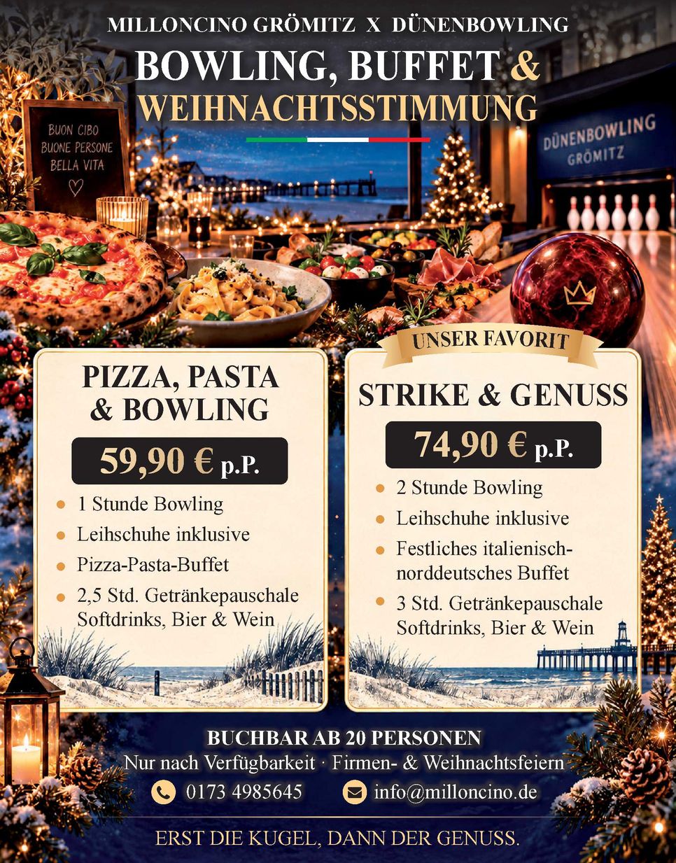 Restaurant Weihnachtsfeier 2026