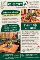 Restaurant Weihnachtsfeier 2026