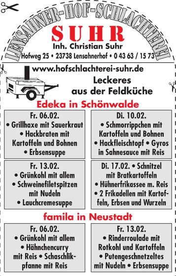 Feldküche - Neustadt / Schönwalde