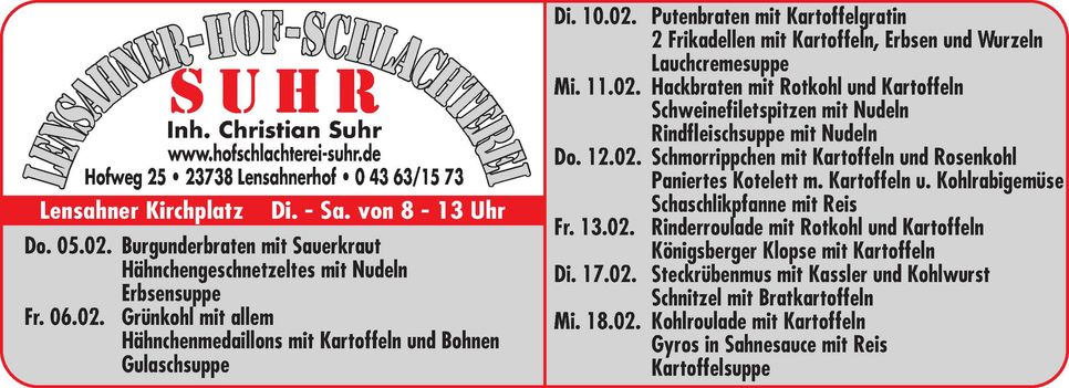 Mittagstisch Lensahn