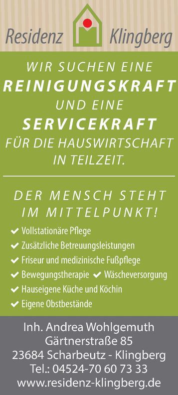Stellenanzeige 
