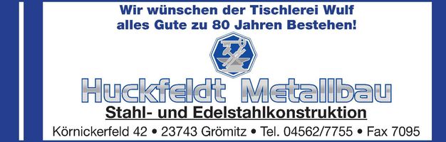 80 Jahre Tischlerei Wulf