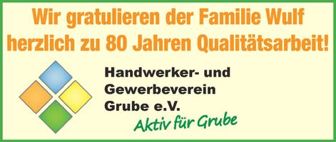 80 Jahre Tischlerei Wulf