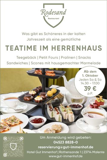 Teatime im Herrenhaus 
