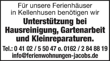 Unterstützung bei Hausreinigung