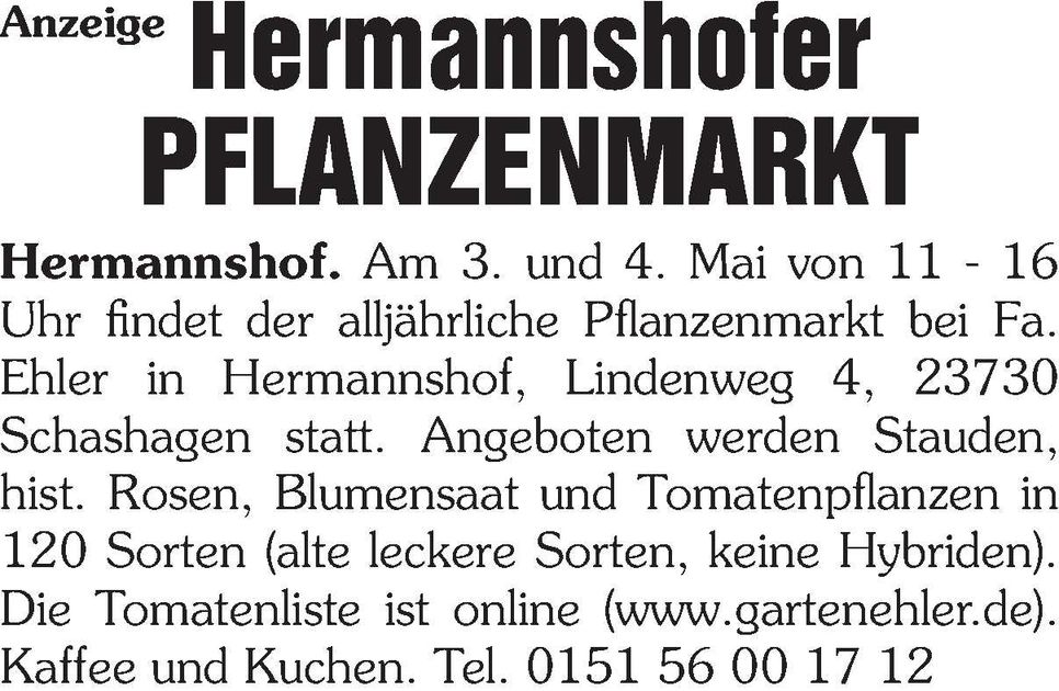 Pflanzenmarkt 