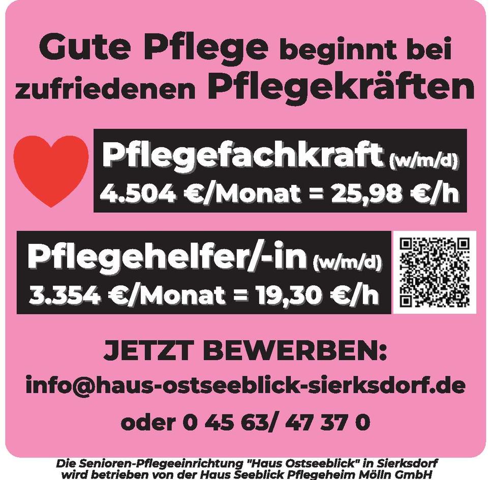 Stellenanzeige Kreuzworträtsel pink