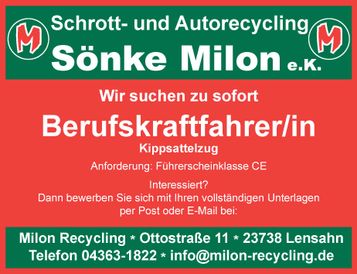 Berufskraftfahrer (m/w/d)