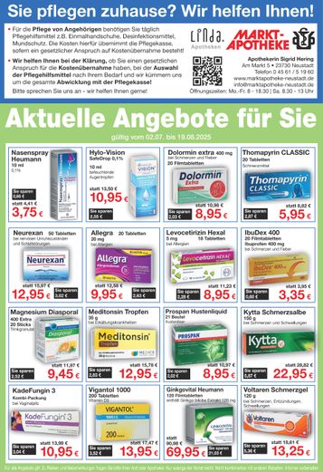 Angebote Juli/Aug. 2025