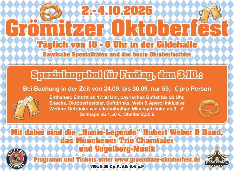 Oktoberfest 1/2 Seite