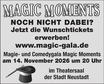Magic Moments am 14.11.