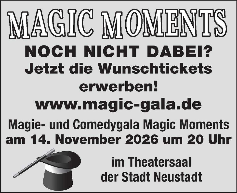 Magic Moments am 14.11.