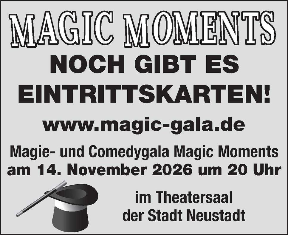 Magic Moments am 14.11.