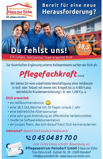 Stellenanzeige