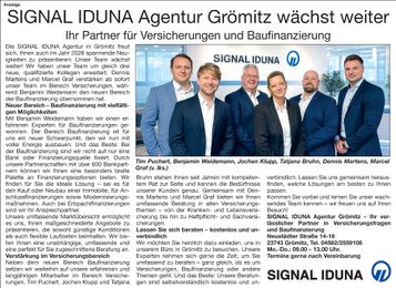 Signal Iduna Agentur Grömitz wächst 