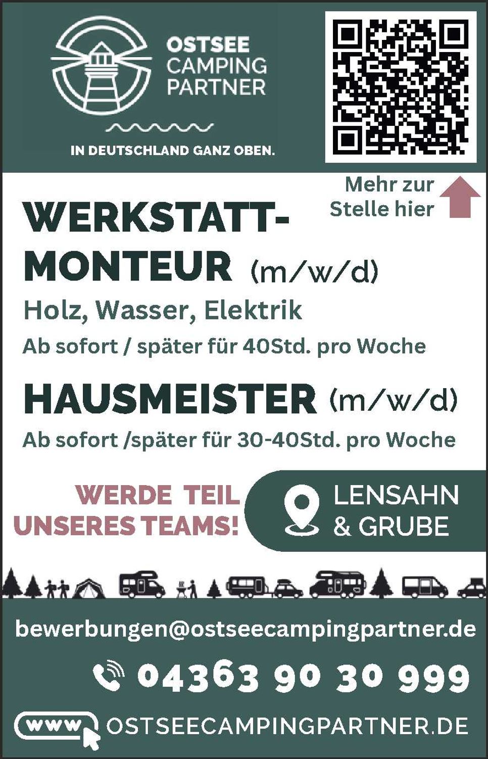 Stellenanzeige Samstag