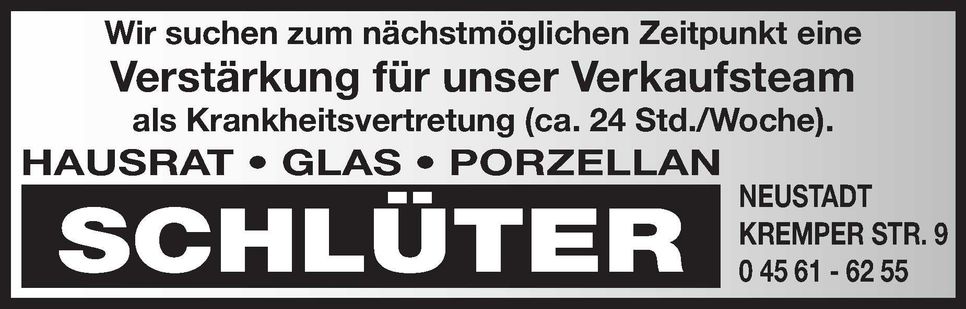 Stellenanzeige 