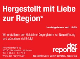 Eröffnung Holsteiner Degorgierer