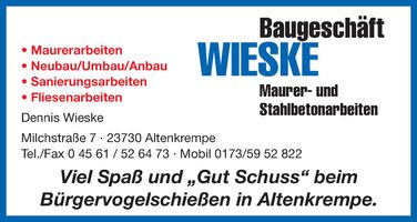 Vogelschießen Altenkrempe
