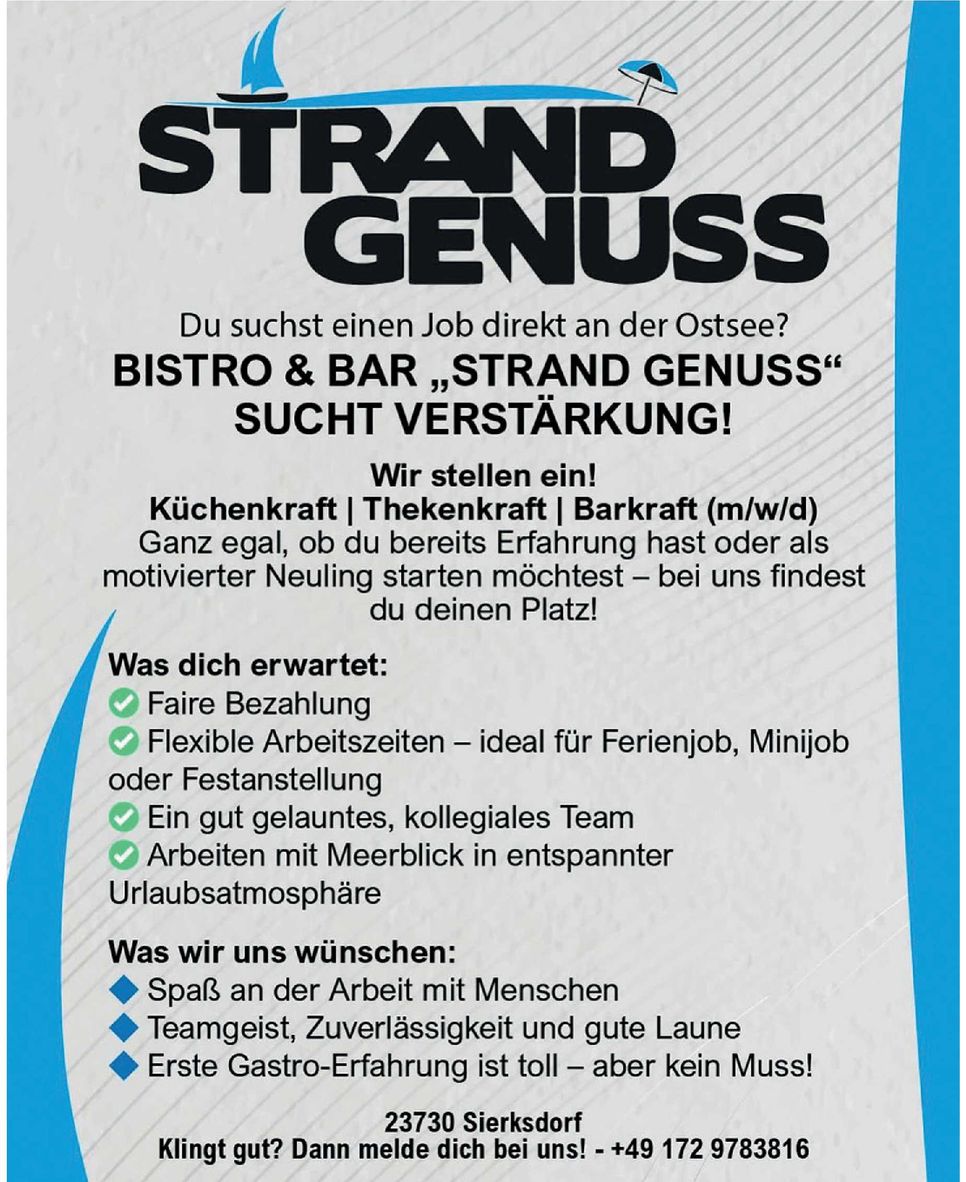Stellenausschreibung
