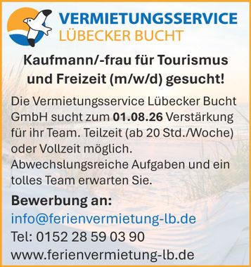 Kaufmann-/frau für Tourismus u. Frei