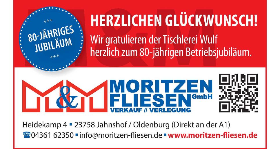 80 Jahre Tischlerei Wulf