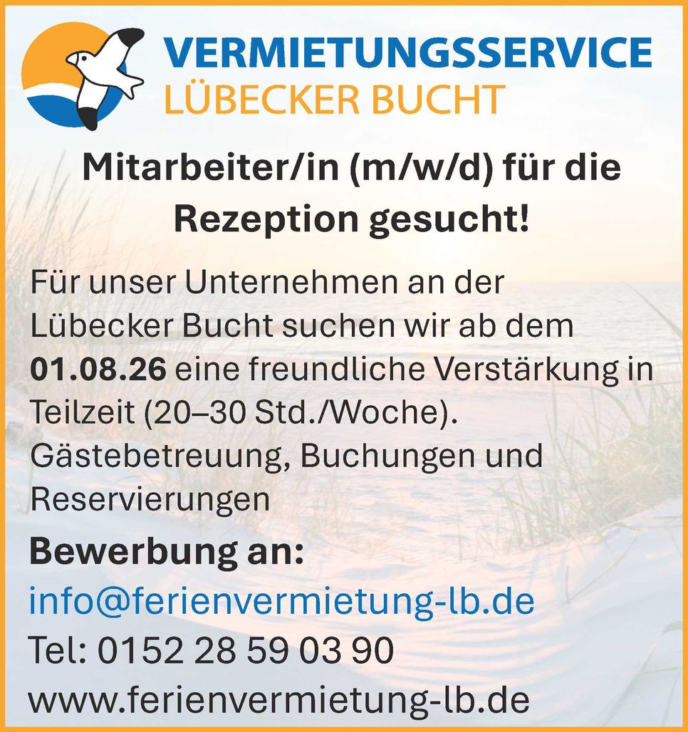 Mitarbeiter/in Rezeption