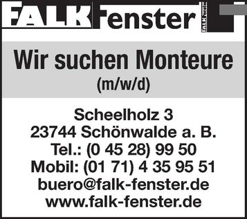 Stellenanzeige Monteure