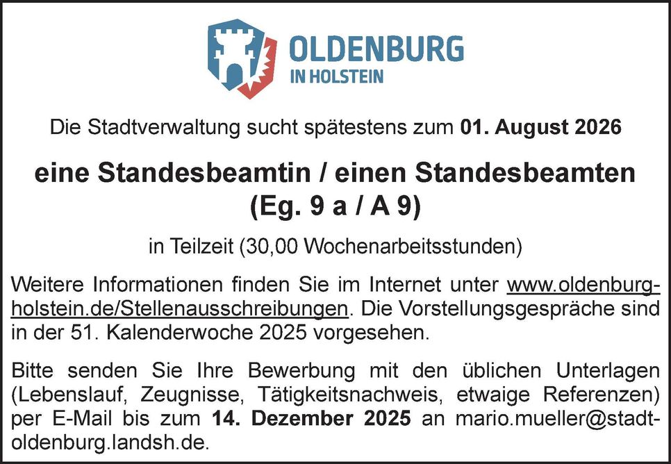 Mitarbeiter Standesamt