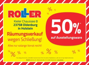 Roller Oldenburg / Räumungsverkauf