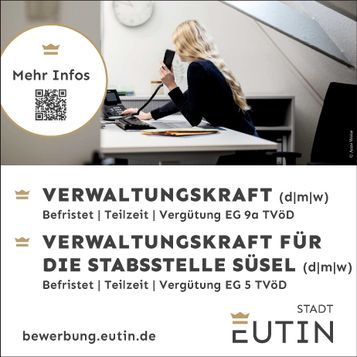 Sammelausschreibung Verwaltungsfachkraft