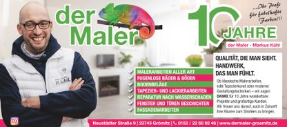 10 Jahre DER MALER 2026