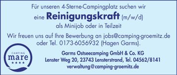 Reinigungskraft gesucht 