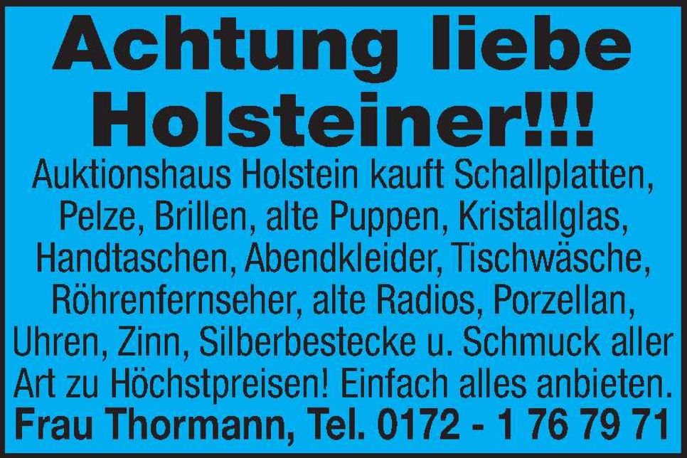 Achtung liebe Holsteiner