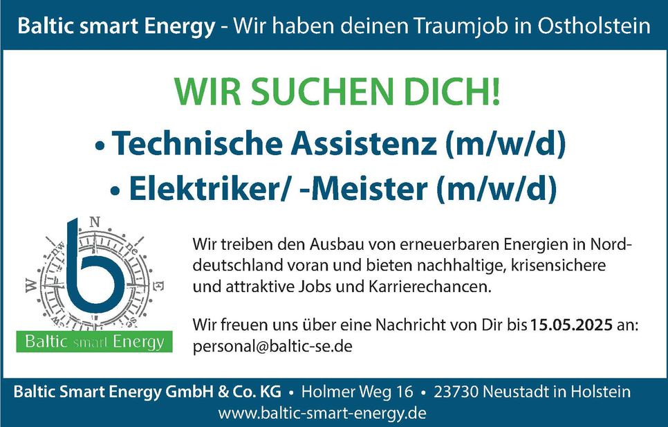 Stellenanzeige