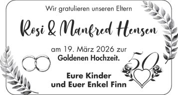 Hensen, goldene Hochzeit