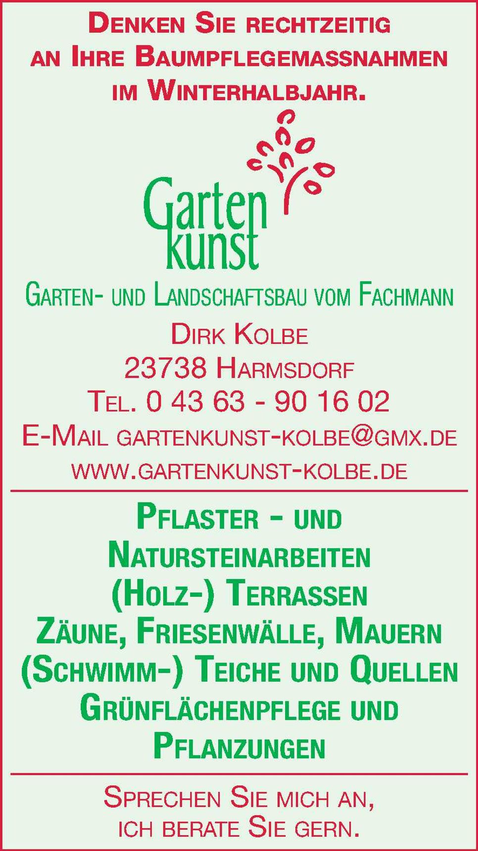 Garten im Herbst