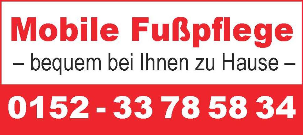 Mobile Fußpflege
