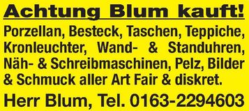 LIno Blum - Achtung! Blum kauft