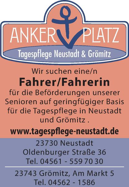Stellenanzeige Fahrer